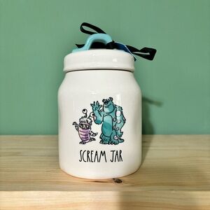 NWT Rae Dunn Monsters Inc Scream Jar